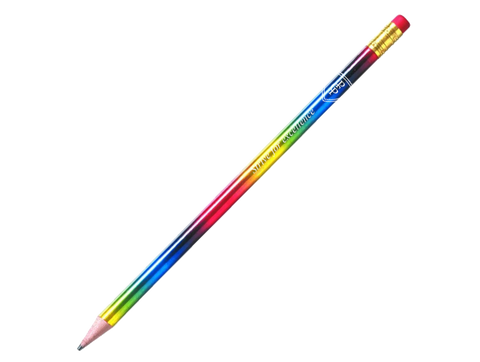  - Rainbow Pencils - Unprinted sample  - PG Promotional Items