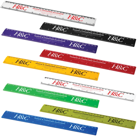 promotional rulers, printed rulers, branded rulers, merchandise printed ruler