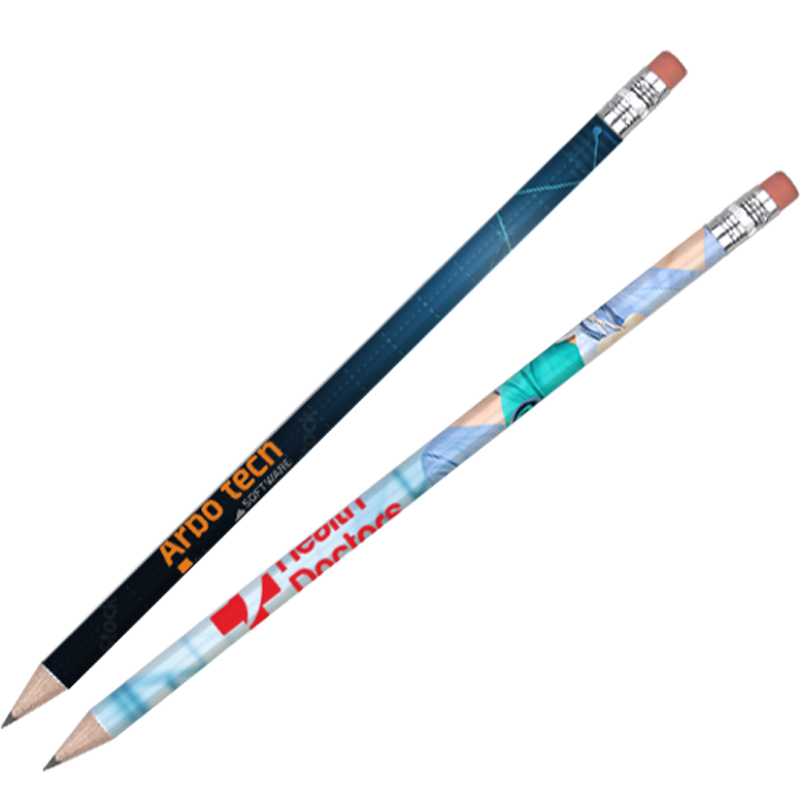 Full Colour Wrapped Pencils - PG Promotional Items