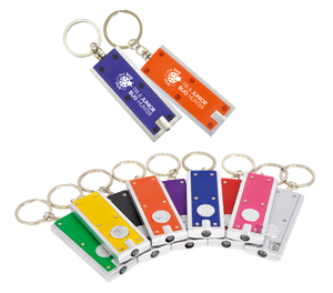 Keyring Torches - Flat LED Torches  - PG Promotional Items