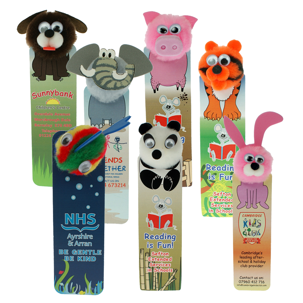 Bugs - Animal Bug Bookmarks  - PG Promotional Items