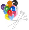 Balloons - 10" Balloons & Sticks Package - BOTH SIDES  - PG Promotional Items