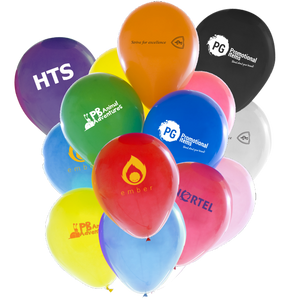 Balloons - 12" Latex Balloons - BOTH SIDES  - PG Promotional Items