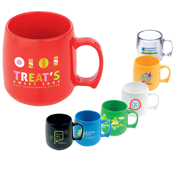 Plastic Mugs - Classic Plastic Mugs  - PG Promotional Items