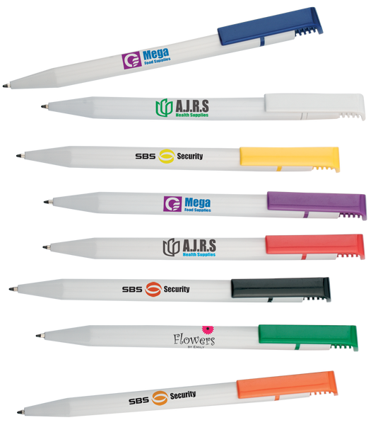 Coloured Clip Pens - 3 Day Express - Unprinted sample