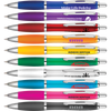 Low cost promotional pens - Frosted Curvy Pens - PG Promotional Items