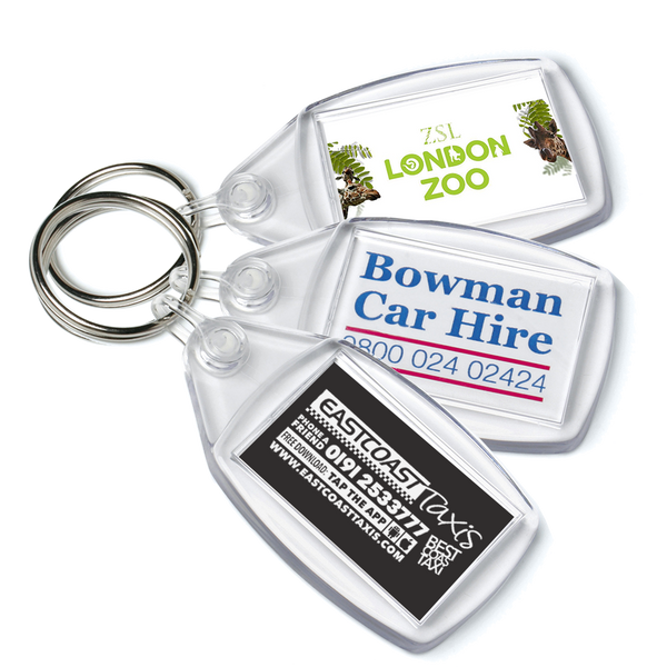 Value Keyrings - Unprinted sample