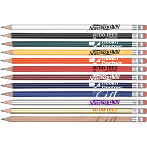 Pencils - Value Pencils With Eraser  - PG Promotional Items