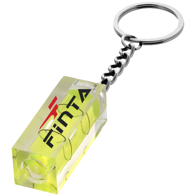 Low cost keyrings - Spirit Level Keyrings  - PG Promotional Items