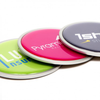  - Stainless Steel Domed Coasters - Unprinted sample  - PG Promotional Items