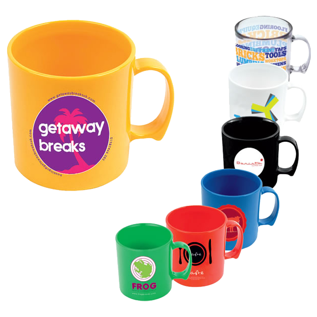 Plastic Mugs - Plastic Coffee Mugs  - PG Promotional Items