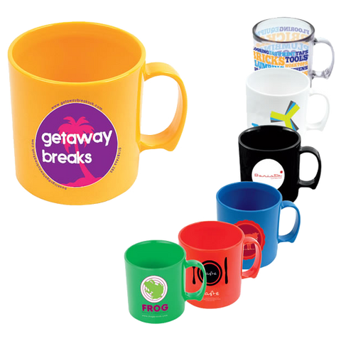 Plastic Mugs - Plastic Coffee Mugs  - PG Promotional Items