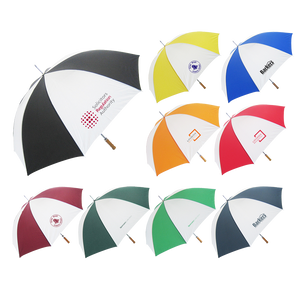 Umbrellas - Striped Value Umbrella  - PG Promotional Items