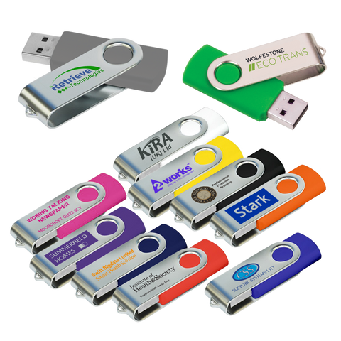  - Twisty USBs 4GB - Unprinted sample  - PG Promotional Items