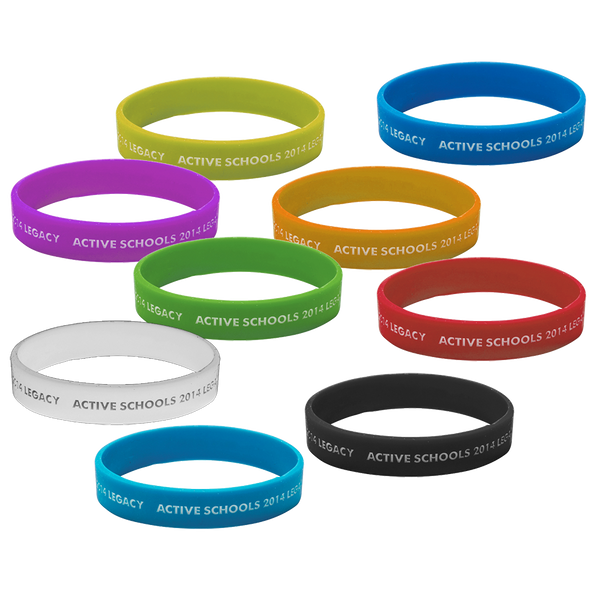 Infilled Wristbands - Unprinted sample
